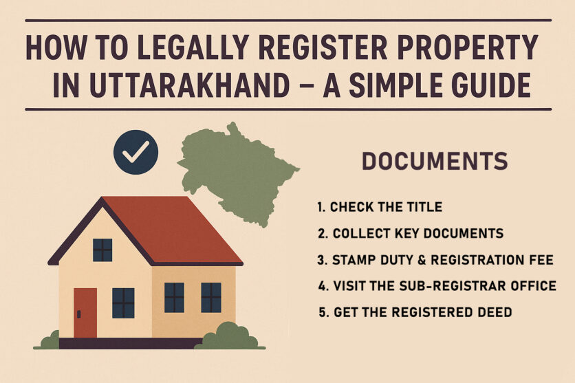 How to Legally Register Property in Uttarakhand — A Simple Guide