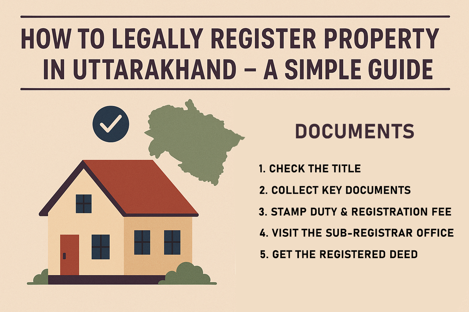 How to Legally Register Property in Uttarakhand — A Simple Guide